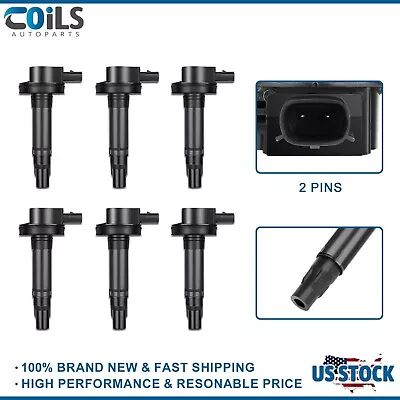 6x Ignition Coil For Ford Edge F150 Mustang 3.7L Explorer Fusion Flex 3.5L UF553 • $47.99