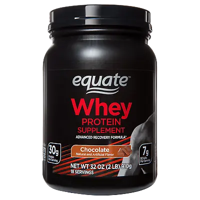 Equate Whey Protein Supplement Chocolate 32oz • $18.48