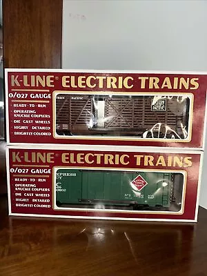 K-Line Electric Trains  0/27 Gauge Lot With 2 In Box K-648102  K-750602 Lot # 50 • $50