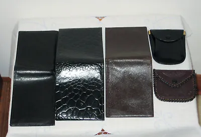 Vintage Accessory Lot Mens Wallets & Coin Leather Amity Old King Cole Duck Head • $11.99