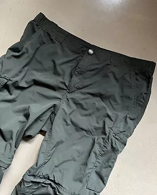 Columbia Omni-Shade Sun Protection Men's Convertible Cargo Pants  Green 36x32 • $20