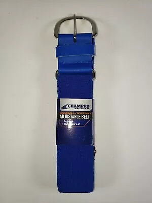 Champro Sports Elastic Adjust. Adult Baseball/Softball Belt 24-48  Royal Blue  • $5