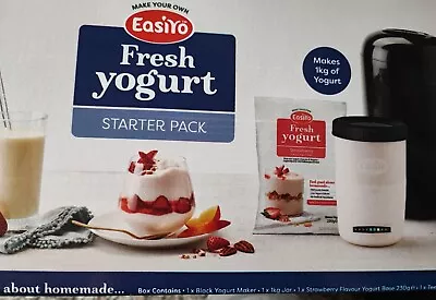 Aeasio Fresh Yoghurt Maker + 9 Flavours Of Yoghurt Powder • £35