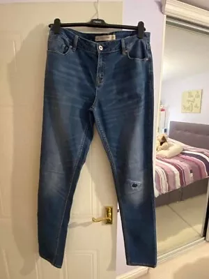 £12.99 • Buy Next ‘Tall’ Range Ladies Relaxed Skinny Jeans Size 14