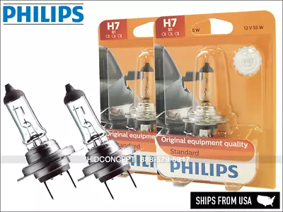 Philips H7 OEM Original Standard Headlight Halogen Bulbs | 12972B1 | Pack Of 2 • $18.99