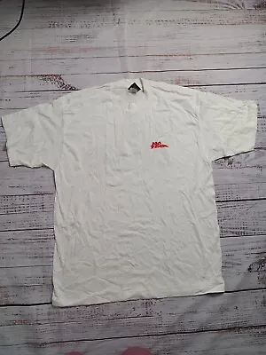 No Fear Snickers T-Shirt Men's X-Large White Single Stitch Short Sleeve Vintage • $31.99