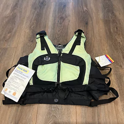 MTI Adventurewear REFLEX Ll  Life Jacket Green Adult XL/XXL Flotation Aid Type 3 • $65