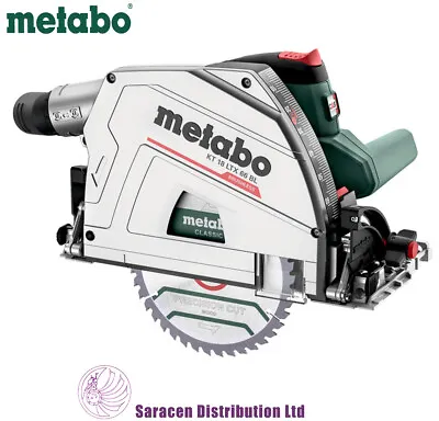 Metabo Kt 18 Ltx 66 Bl Cordless Plunge Cut Circular Saw Body Only - 601866840 • £371.99