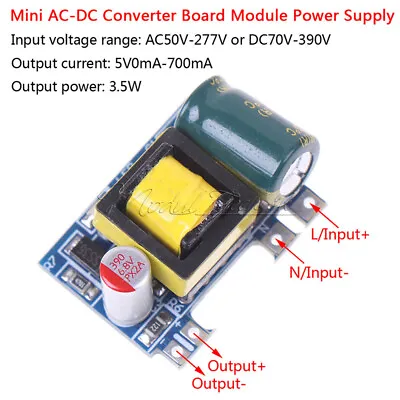 $1.45 • Buy Mini AC-DC 110V 120V 220V 230V To 5V Power Supply Converter Board Module