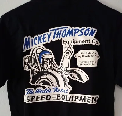 Mickey Thompson Speed Equipment Drag Racing Vintage Style Hot Rod  T Shirt • $21.95