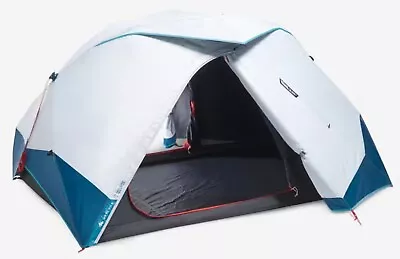 NEW QUECHUA Camping Tent 2 Seconds Easy - 2-Person - Fresh&Black - Award Winning • £104.95