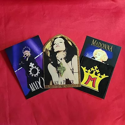 Madonna 2 Pin Brooch And Blond Ambition Patch Like A Prayer Celebration Tour • $50