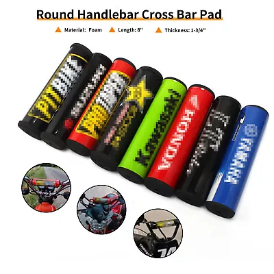 205mm Handlebar Pad Round Cross Bar Cushion Protector For Motocross Dirt Bike • $4.98