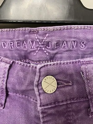 Dream Jeans By MAC UK8 W28 L31 Purple Low Rise Skinny • £15