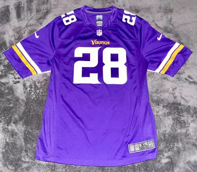 Adrian Peterson #28 Minnesota Vikings Nike On Field Jersey Size XL Xtra-Large • $40