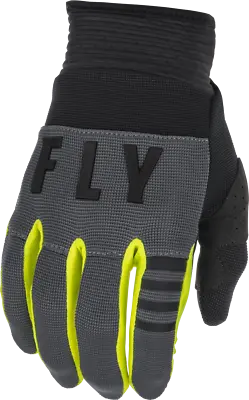 Fly Racing F-16 Mx Gloves - Grey/black/hi-vis - Motocross/offroad • $18.95