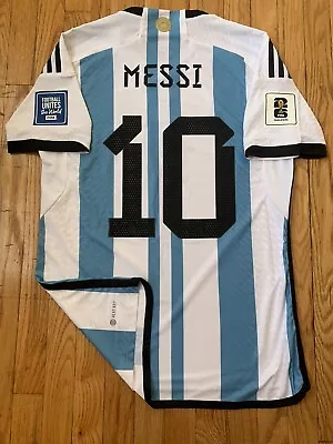 Messi Match Issue Jersey Argentina V Brazil World Cup 26 Qualifiers. GC4397 • $999