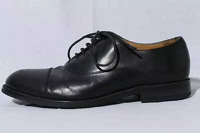 New Republic Mark McNairy Men's Black Leather Cap Toe Oxford Dress Shoes US 8.5 • $22.46