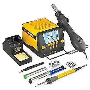  Soldering Iron Station 2-in-1 SMD Hot Air Rework And Soldering JK882 • $80.38