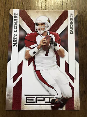 Matt Leinart 2010 Panini Epix Cardinals #3   *5737* • $1.69