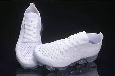 Nike Air Vapormax Flyknit 2.0 2018 Men Running Trainers Shoes White • $219