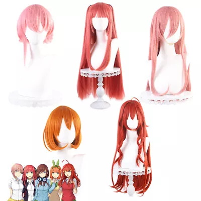 The Quintessential Quintuplets Nakano Ichika Nino Miku Wig Masquerade Headpiece • $17.67