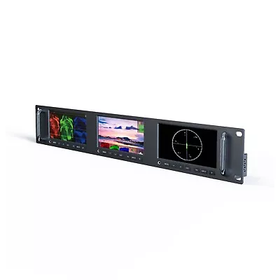 LILLIPUT RM-503S 3 X 5 Inch Full HD 2RU Rack Mount Monitor 1920x1080 HDMI2.0 • £700.41