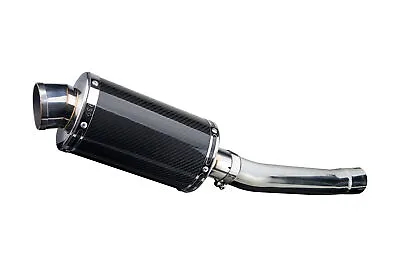 Yamaha YZF-R6 YZF-R6S Delkevic Slip On DS70 9  Carbon Oval Muffler Exhaust 03-09 • $283.99