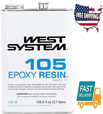 $158 • Buy Outdoor Sport Cleaning Tool Bottle West System Epoxy Resin .98 Gal Clear Color
