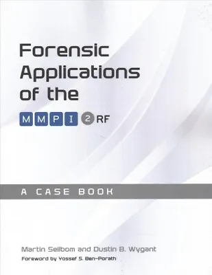 $40.64 • Buy Forensic Applications Of The MMPI-2-RF : A Cas, Paperback By Sellbom, Martin,...