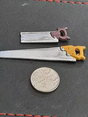 Dolls House Miniature Pack Of 2 Saws   - New  1:12 Scale  A034 • $5.22