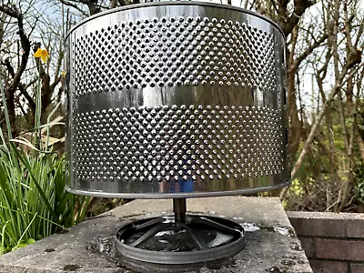 Fire Pit * Washing Machine Drum * Stainless Steel * With Own Stand * Sent In Box • £39.99
