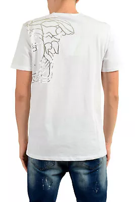 Versace Collection Men's White Graphic Print T-Shirt Sz S M L XL 2XL • $79.99