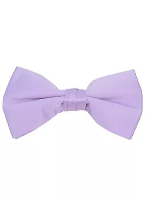 Men's Pre-tied Adjustable Length Bow Tie - Formal Tuxedo Solid Color • $12.99