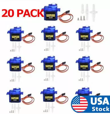 1/3/5/10/20 Pack SG90 360° Micro 9g Servo For RC Plane Helicopter Boat Car AU • $16.99