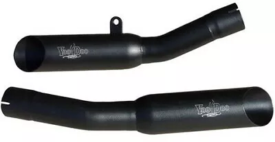 Voodoo Shorty Slip-On Exhaust Dual - Black VEZX14L2B • $501.49