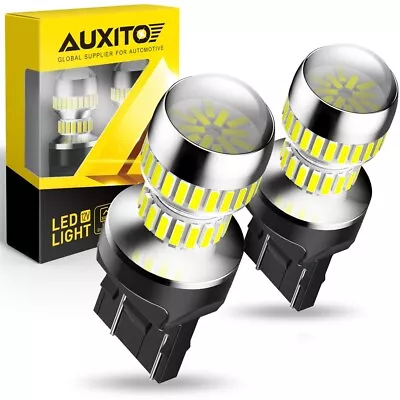 Auxito 7443 7440 Led Turn Signal Light Bulbs Anti Hyper Flash Super Bright White • $13.29