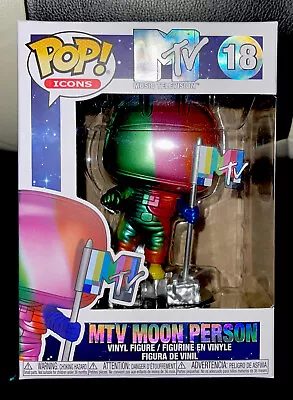 Funko Pop! AD Icons: MTV- Moon Person (Rainbow/Metallic) • $19.99