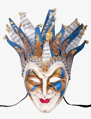 Venetian Mask Armonia Joker Made In Venice Italy! • $157.99