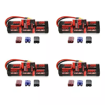 Venom 8.4V 5000mAh 7 Cell Hump NiMH Battery With Universal Plug System X4 Packs • $199.96