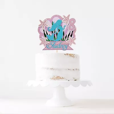 Mermaid Cake Topper • $25