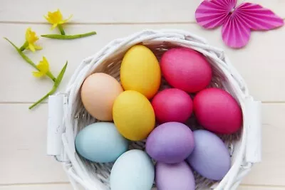 5 Colours Gentle Soft Pearl Shine Easter Egg Dye Paint - Reduced Colorants - INO • £4.50
