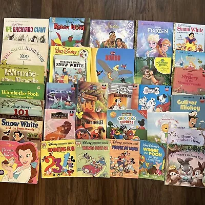 Lot Of 30 DISNEY Children's Kids Picture Books Instant Library Bundle • $14.99