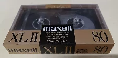 UNICORN RARE NEW Maxell XL-II 80 Audio Cassette Tape 80min Type II US Release • $50