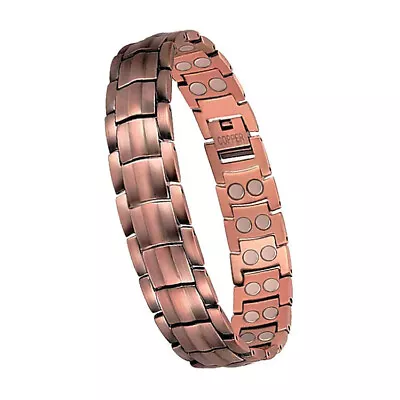 New Mens Double Strength Copper Rich Bio Magnetic Healing Bracelet 36 Magnets • £5.88