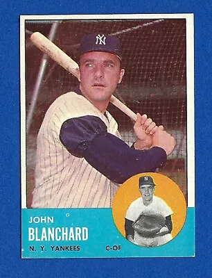 1963 Topps Set-Break #555 John Blanchard NM 💥 • $13.99