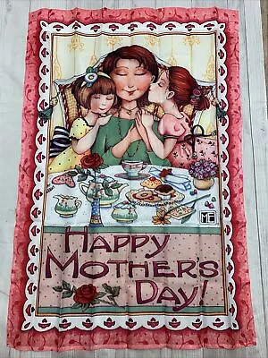 MARY ENGELBREIT Large HAPPY MOTHERS DAY Flag Banner ME Hamilton Collection • $16.99