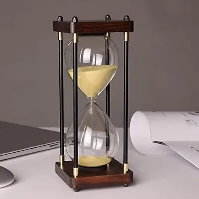 Premium Large Hourglass Sand Timer 60 Minutes Sandglass Clock Sandglass Timer • $32.29