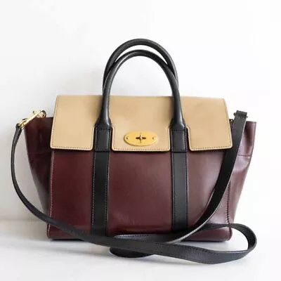 Women's Mulberry Bayswater 2Way Bag Black Leather • $559.25