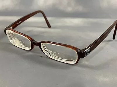 VERA WANG Eyeglasses Womens Frame V131 BX 52-16-140 Brown Full Rim • $18.39